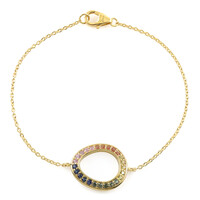 Bracciale in argento con Zaffiro Blu