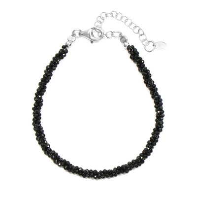 Bracciale in argento con Spinello Nero