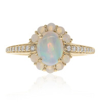 Anello in oro con Opale di Welo AAA (CIRARI)
