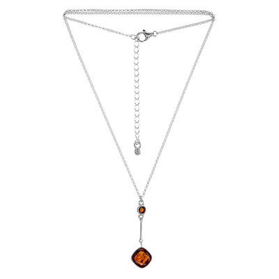 Collana in argento con Ambra Baltica (dagen)