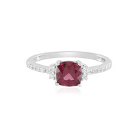 Anello in argento con Granato Malawi