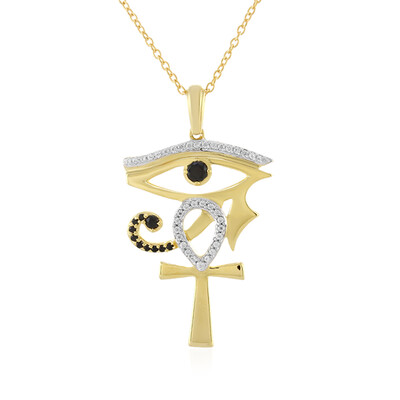 Collana in argento con Spinello Nero