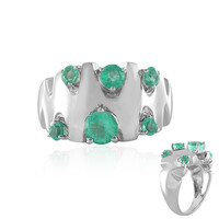 Anello in argento con Smeraldo Russo (de Melo)