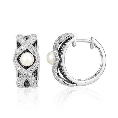 Orecchini in argento con Perla d'Acqua Dolce Bianca
