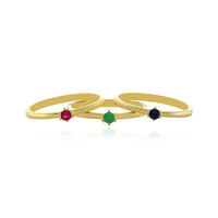 Anello in argento con Rubino