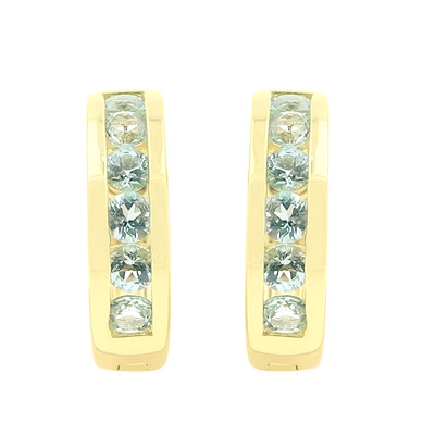 Orecchini in oro con Tormalina Paraiba Nigeriana