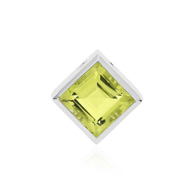 Ciondolo in argento con Quarzo Limone (MONOSONO COLLECTION)