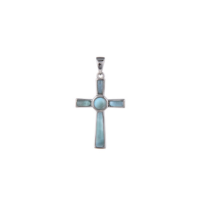 Ciondolo in argento con Larimar