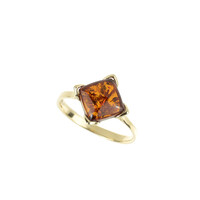 Anello in argento con Ambra Baltica