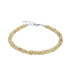 Bracciale in argento con Apatite Gialla
