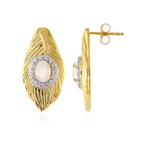Orecchini in argento con Opale di Welo