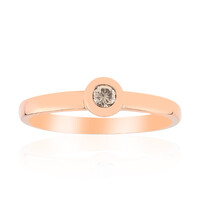 Anello in oro con Diamante Rose de France SI1 di Argyle