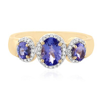 Anello in oro con Tanzanite
