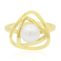 Anello in argento con Perla di Acqua Dolce (TPC)