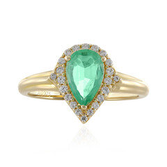 Anello in oro con Smeraldo Etiope