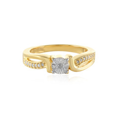Anello in argento con Diamante I3 (H)