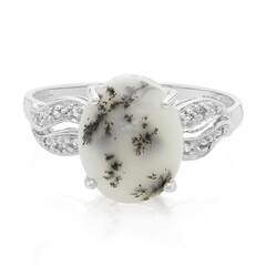 Anello in argento con Agata Dendritica