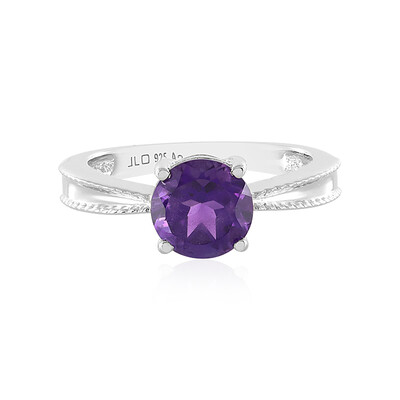 Anello in argento con Ametista Siberiana