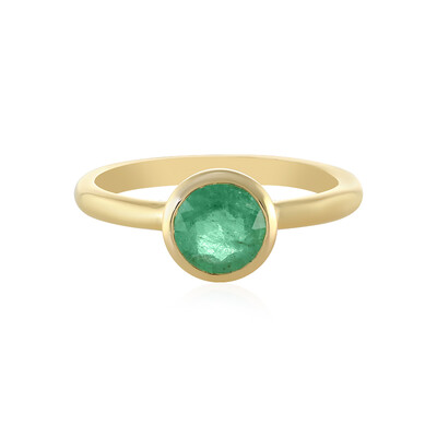 Anello in argento con Smeraldo Russo