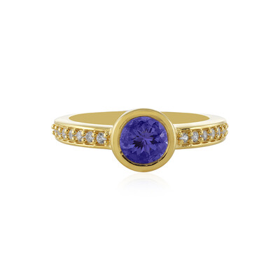 Anello in argento con Tanzanite