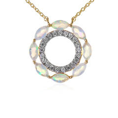 Collana in argento con Opale di Welo
