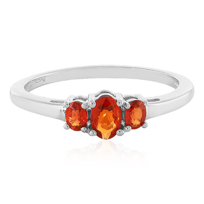 Anello in argento con Rubino Tramonto