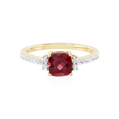 Anello in argento con Granato Malawi