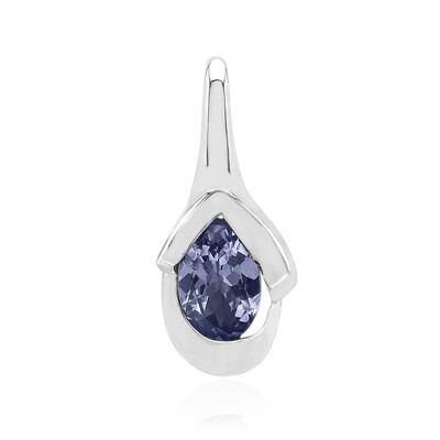 Ciondolo in argento con Tanzanite (non riscaldata)