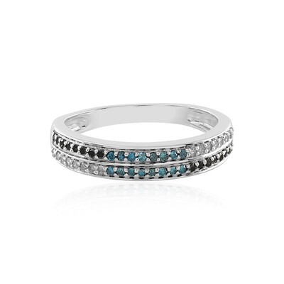 Anello in oro con Diamante Nero (KM by Juwelo)
