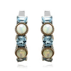 Orecchini in argento con Opale di Welo (Dallas Prince Designs)