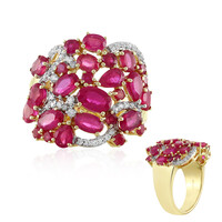 Anello in oro con Rubino del Madagascar