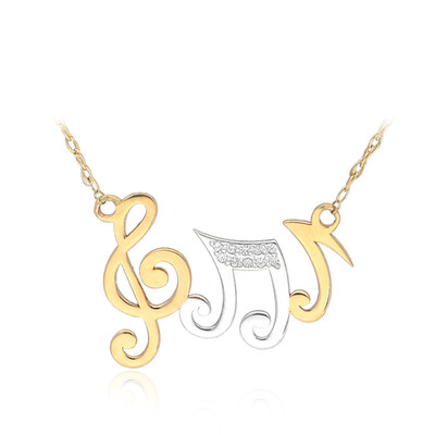 Collana in oro con Diamante PK (L)