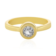 Anello in argento con Topazio Bianco