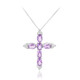 Collana in argento con Ametista