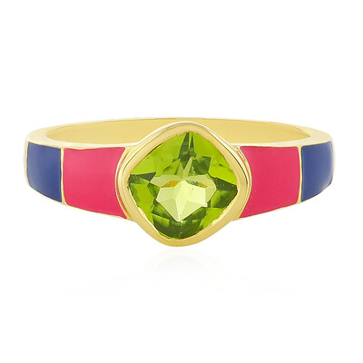 Anello in argento con Peridoto