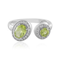 Anello in argento con Peridoto
