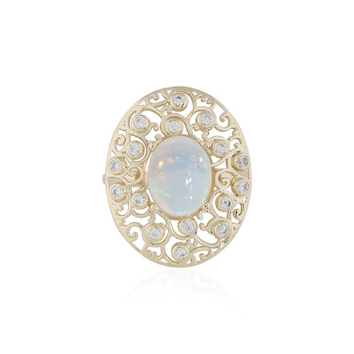 Anello in oro con Opale di Welo (Ornaments by de Melo)