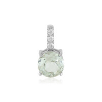 Ciondolo in argento con Ametista Verde