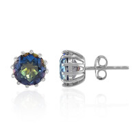 Orecchini in argento con Quarzo Mistico Blu