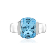 Anello in argento con Topazio Blu Cielo