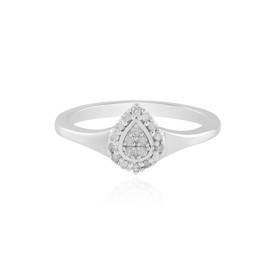 Anello in argento con Diamante I2 (I)