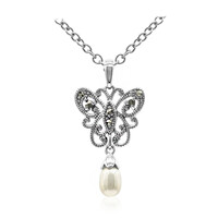 Collana in argento con Perla di Acqua Dolce