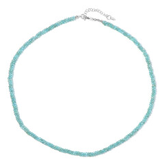 Collana in argento con Apatite Blu