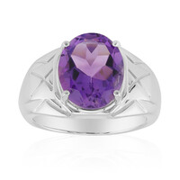 Anello in argento con Ametista (Pallanova)