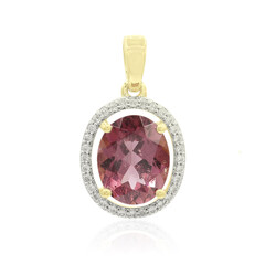 Ciondolo in oro con Tormalina Rosa (Tenner Diniz)