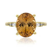 Anello in oro con Tormalina Neon del Congo (CIRARI)