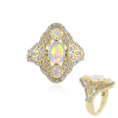 Anello in argento con Opale di Welo