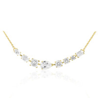 Collana in argento con Topazio Bianco