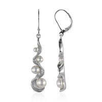 Orecchini in argento con Perla di Acqua Dolce