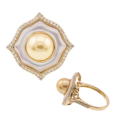Anello in oro con Madreperla (CIRARI)